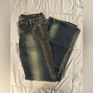 Montana West limited collection bling bootcut jeans